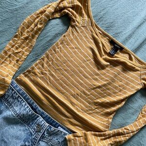 F21 Off the Shoulder Bodysuit